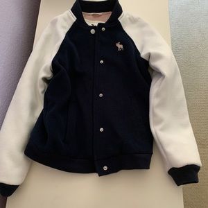 Abercrombie Kids Varsity Jacket Girls 11/12 Large
